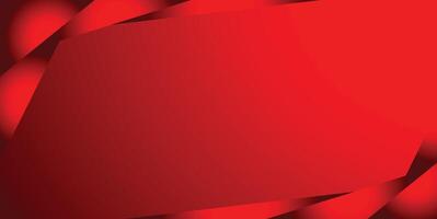 red abstact banner background vector