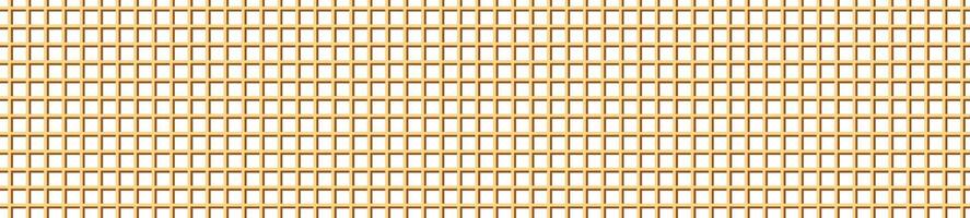 Waffle seamless pattern background texture. for ice cream cones, candy, and cake. Flat illustration isolated on white background. vector