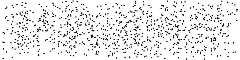 Seamless random dot pattern with small, irregular polka dots. Black and white background with textured. Flat illustration isolated vector