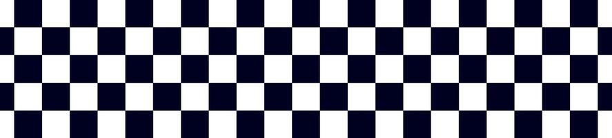 Black and white checkerboard pattern background. Classic checkered race flag car finish line or start line. Flat illustration isolated on white background. vector