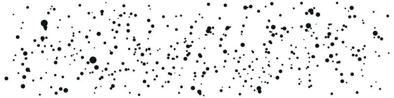Seamless random dot pattern with small, irregular polka dots. Black and white background with textured. Flat illustration isolated vector