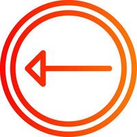 Left Colorful Icon vector