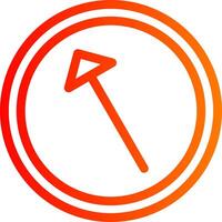 Left Up Colorful Icon vector