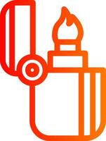 Lighter Colorful Icon vector