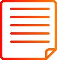 Document Colorful Icon vector