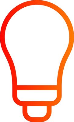 Bulb Colorful Icon