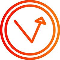 Bounce Colorful Icon vector