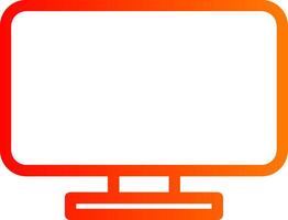 Lcd Colorful Icon vector