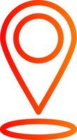Location Colorful Icon vector