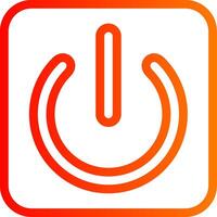 Start Button Colorful Icon vector