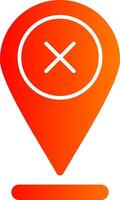 Pin Colorful Icon vector