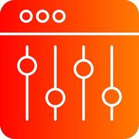 Equalizer Colorful Icon vector