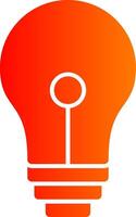 Bulb Colorful Icon vector