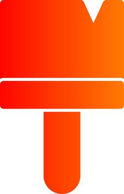 Paint Brush Colorful Icon