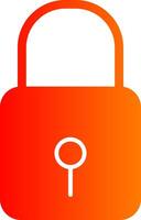 Lock Colorful Icon vector