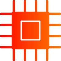 Cpu Colorful Icon vector