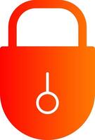Lock Colorful Icon vector
