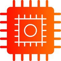 Cpu Colorful Icon vector