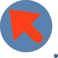 Mouse Cursor Colorful Icon vector