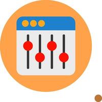 Equalizer Colorful Icon vector