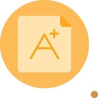Grade Colorful Icon vector