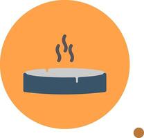 Ashtray Colorful Icon vector