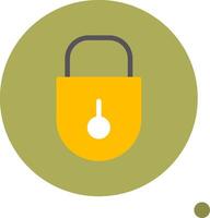 Lock Colorful Icon vector