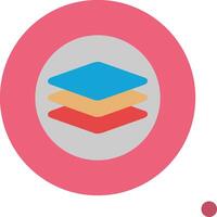 Layers Colorful Icon vector