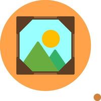 Frame Colorful Icon vector