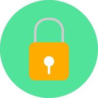 Lock Colorful Icon vector