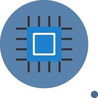 Cpu Colorful Icon vector
