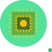 Cpu Colorful Icon vector
