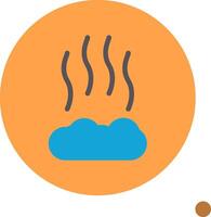 Smoke Colorful Icon vector