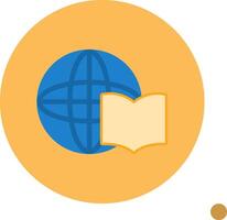 Distance Book Colorful Icon vector