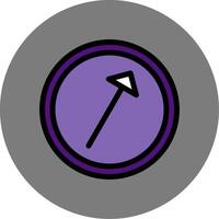 Right Up Colorful Icon vector
