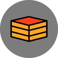 Parcel Colorful Icon vector