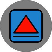 Eject Colorful Icon vector