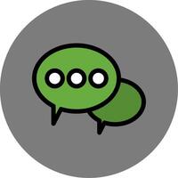 Chat Colorful Icon vector