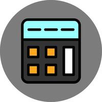 Calculator Colorful Icon vector