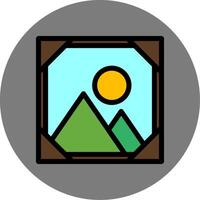 Frame Colorful Icon vector