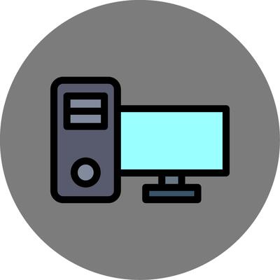 Computer Colorful Icon