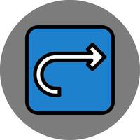 Repeat Colorful Icon vector