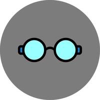 Glasses Colorful Icon vector