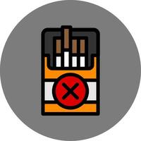 Quit Smoking Colorful Icon vector