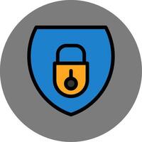 Security Colorful Icon vector