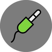 Audio Jack Colorful Icon vector