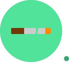 Brocken Cigarette Colorful Icon vector