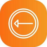 Left Colorful Icon vector