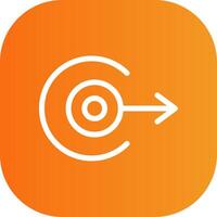 Right Arrow Colorful Icon vector