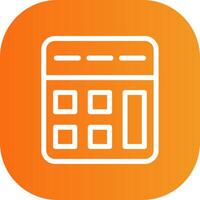 Calculator Colorful Icon vector